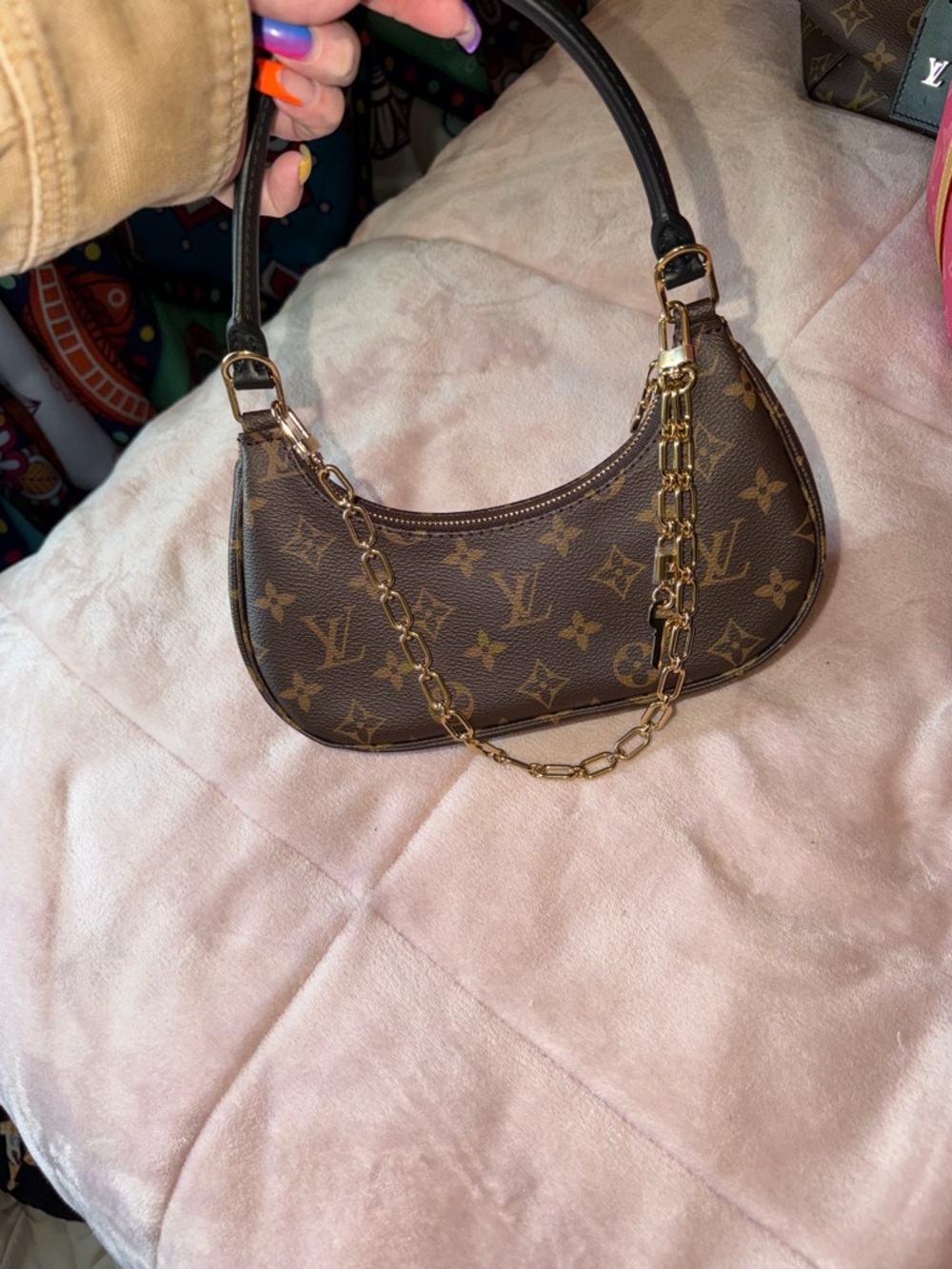Louis Vuitton Brown Monogram catchy pm